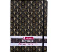 Talens Art Creation – Carnet de croquis Art Creation 80 feuilles blanches 140 g 210 x 297 mm Art Déco | 5 pièces