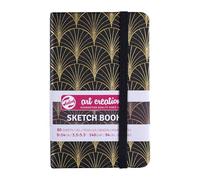Carnet - Croquis - Dessin - Notes - 9x14cm - 80pages - Couverture Art Déco