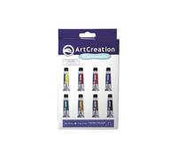 Talens Art Creation - Ensemble de peinture - 8 parties - aquarelle - 8 couleurs - couleurs assorties - transparent - 12 ml Transparent G