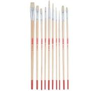 Talens Art Creation - Lot de pinceaux - 10 parties - rond, langue de chat, plat - taille : 2, 6, 10, 14, 8, 12, 18 G