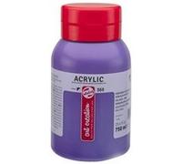 Peinture Acrylique - Violet Bleuâtre Permanent - 568 - Pot De 750 Ml - Talens Art Creation