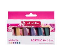 TALENS ART CREATION Set acrylique Metallic | 6 x 12 ml