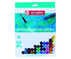 Talens Art Creation Set de pastels à l'huile solubles à l'eau avec 36 couleurs | Pastels à mélanger à l'eau