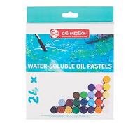 Royal Talens – Set de pastels à l'huile solubles dans l'eau, 24 couleurs