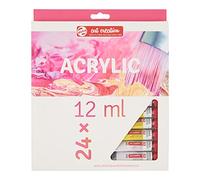 Talens Art Creation Set d'initiation à la peinture acrylique, 24 couleurs (tubes de 12 ml) | Peinture pour adulte