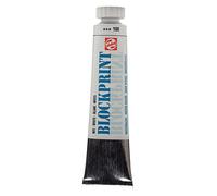Talens Blockprint Tube - Blanc 100 20 ml - Peinture opaque à séchage rapide pour le pochoir et le bloc d'impression - Résistante à la lumière et diluable à l'eau