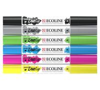 Talens - Duotip Ecoline, lot de 6 pièces Basic | 3 pièces
