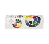 Talens Gouache Extra Fine Quality - 5 x 50 ml Bottles Set - Artist's Matt Finish Paint - Essential Primary Colours - Super Pigmented & Blendable - Non-Waterproof - Ready to Use Glass Bottles