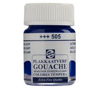Talens Gouache Qualité Extra Fine - Outremer clair - Flacon de 16 ml - Finition mate à haute teneur en pigments - Idéal pour les artistes et les designers