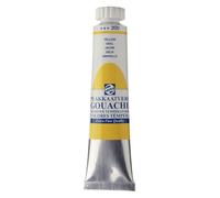 Talens Gouache Qualité Extra Fine - Tube 20 ml hautement pigmenté - Jaune 200 - Finition mate pour artistes et designers