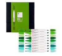 Talens Pantone Lot de 9 marqueurs Vert