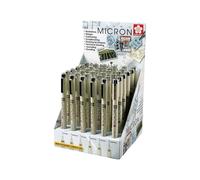Talens sakura affichage de 36 marqueurs permanents pigma micron fineliner noir