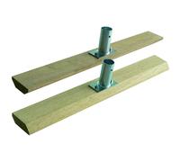 TALIAPLAST 470307 - Racloir à bitume bois 55 cm - Douille 90° 28 mm