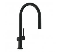 Talis M54 Mitigeur de cuisine 210, avec douchette extractible 1 jet, Noir mat (72802670)