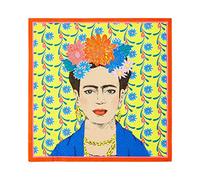 Talking Tables 20 Serviettes en Papier Jaunes Frida Kahlo | Serviettes Jetables pour Fête Mexicaine Boho, 33cm x 33cm, NAPKINFRIDAYEL, 13" x 13"
