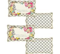 Truly Alice Platter 4Pk, Multicolores