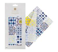 Talking Tables 4 x Moroccan Themed Colourful Tissue Paper | Bright and Beautiful Mosaic Tile Inspired Tissue Paper, Gift Wrap, Birthday, Wedding, DIY Art Craft, 50x70cm