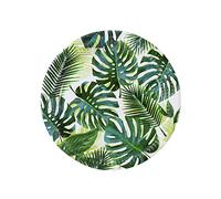 Talking Tables 8 Assiettes Jetables Tropicales Palmier pour Fêtes Estivales (23cm) Luau Hawaïen Vert Fête Jungle Anniversaire Enfants BBQ