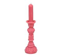 Talking Tables Bougeoir rose en forme de bougie Sculpture 3D | Non parfumé, décoration d'intérieur contemporaine, 25 cm