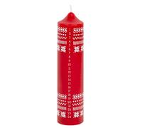 Talking Tables Bougie de l'Avent rouge pour couronne | Cire non parfumée de qualité supérieure, dates au compte à rebours jusqu'au jour de Noël | Décoration de table