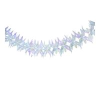 Talking Tables DD-IR-Garland Décadent Decs Iridescent Guirlande Plastique Multicolore 3 x 0.03 x 21.6 cm