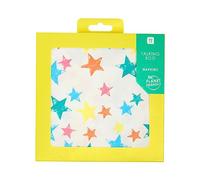Talking Tables Lot de 20 Serviettes en Papier Étoiles Colorées, Vaisselle Jetable, Recyclable, Fournitures de Fête Écologiques, 33cm x 33cm, Starnapkins