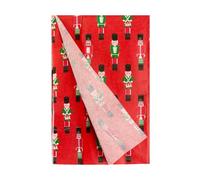 Talking Tables Lot de 4 feuilles de papier de soie sur le thème Casse-noisette pour cadeaux de Noël | Emballage cadeau de Noël festif pour enfants ou adultes | Sans plastique et recyclable à la maison