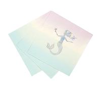 Talking Tables MERMAID-NAPKIN Balles de Merveille de Choux de Bruxelles Papier Multicolore 0.01 x 0.014 x 0.125 cm 20 Pièces