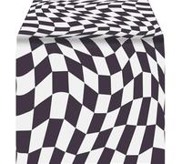Talking Tables Nappe en Papier Alice au Pays des Merveilles Noir & Blanc | Nappe Jetable Recyclable, Fournitures Fête Chapelier Fou, Anniversaire, Fête des Mères 120x180