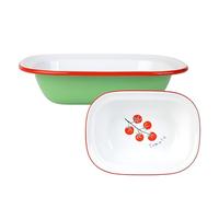 Talking Tables Plat en Émail Fait Main 20cm Design Tomate - Du Four à la Table, Casseroles, Tartes, Rôtis, Facile à Nettoyer, Lave-Vaisselle, Incassable