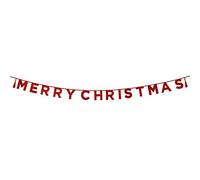 Talking Tables Say-Merry-Red Dire avec Scintillement Guirlande Get Lit Brillant Papier Multicolore 0.02 x 0.22 x 0.22 cm