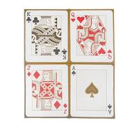 Talking Tables Serviettes en Papier Casino Lot de 20 - Idéal Soirée Poker, Fête à Thème Cartes, Décorations Table Jeu de Cartes Géant, Motifs Roi, Dame, Valet, As - Dimensions 33 x 33 cm
