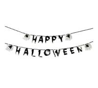 Talking Tables SKEL-HWEENGARLAND Skeleton Crew Guirlande Motif Happy Halloween Plastique Multicolore 0,5 x 2 x 28,99 cm