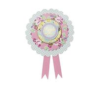 Talking Tables Truly Hen Rosette Badge for Hen Party and Bridal Showers, Multicolour