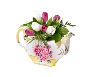 Talking Tables Truly Scrumptious Vase Carton en Forme de théière