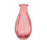 Talking Tables Vase à bourgeons en Verre Violet pour Fleurs | Petites Bouteilles côtelées à col étroit pour décoration d'intérieur, Arrangements, centres de Table de Mariage, décoration de Table,