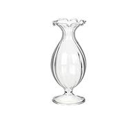 Talking Tables Vase à Boutons en Verre Transparent - Vase Décoratif pour Fleurs, Col Effilé Tige Unique, Centre de Table ou Mariage, 12cm