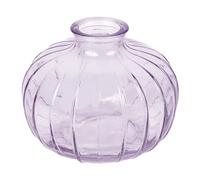 Talking Tables Vase Bourgeons en Verre Lilas, Tige Unique élégant, Mariage, fêtes Jardin, Repas d'été, cheminée, Cadeau, 8cm