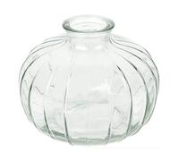 Talking Tables Vase Soliflore en Verre Transparent - Lot de 1 Petit Vase Décoratif Idéal pour Centres de Table Mariage, Décoration Maison, Fête, Jardin, Cadeau Original, Hauteur 8 cm