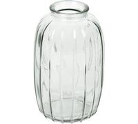 Talking Tables Vase Soliflore en Verre Transparent pour Fleurs Décoration Élégante Centre de Table Mariage Rebord de Fenêtre Fêtes Jardin Dîner d'Été Cheminée Cadeau Hauteur 12 cm