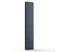 Tallheo 41 x 180 cm radiateur sèche-serviettes tubulaire 691 W eau chaude 1/2