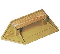 TALOCHE ABS 20 x 13 CM POINTUE JAUNE TALIAPLAST- 300108