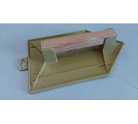 Taloche ABS jaune 1er choix manche bois Pointue 27x18 VINMER - 051311