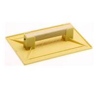 Taloche ABS jaune 1er choix manche bois Rect 27x18 VINMER - 051307