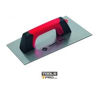 TALOCHE ACIER 30 cm. MRF RUBI, poignée Rubiflex - INOX