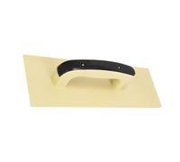 Taloche de finition pour plâtre avec base rectangulaire plate | Poignée arquée surélevée avec zone de préhension définie, large base plate pour l ' épandage, la finition du ciment