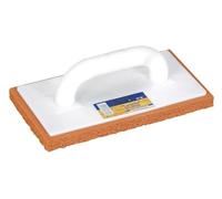 Taloche en caoutchouc éponge 280 x 140 mm, idéale pour lisser et niveler les surfaces dans les travaux de construction et de rénovation.