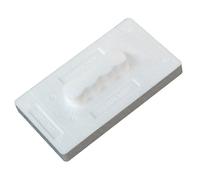 Taloche en polystyrène expansé 20 x 15 cm rectangle blanc TALIAPLAST-300902