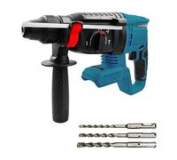 TALOEYH - Marteau perforateur rotatif sans fil compatible avec batterie 21 V, marteau perforateur SDS-Plus sans balais avec embrayage de sécurité, 650 W, outil électrique de 2,6 joules avec poignée