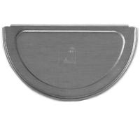 Talon symétrique quartz zinc naturel à gorge - Pour gouttière de 25